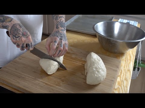 This ASMR video is about hummus, tabbouleh & pita bread from scratch