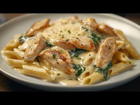 This recipe will drive you crazy! Incredibly tender pasta with chicken in a thick creamy sauce!