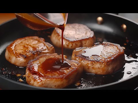 This sauce makes the pork insanely juicy! The perfect pork steak recipe!