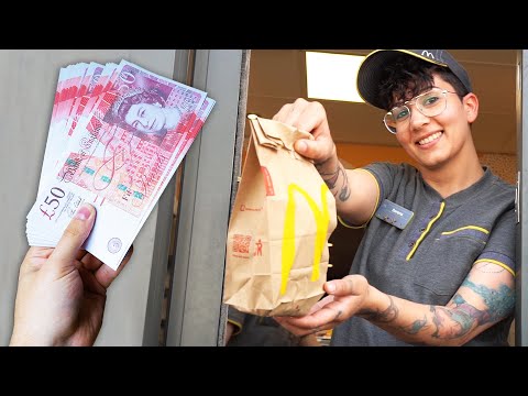 Tipping McDonald's Workers £1000 For The Best Cheeseburger