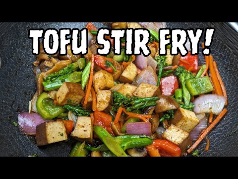 TOFU STIR FRY Recipe in 20 minutes With Mushrooms and Vegetables | Dinner or Lunch