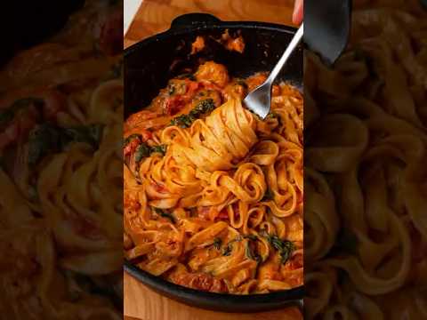 Tomato Spinach Pasta Hack (It's Genius!)