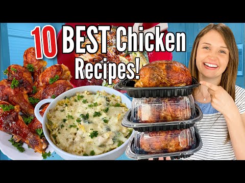 Top 10 BEST EASY Chicken Recipes! | Tasty Weeknight Dinners ANYONE CAN MAKE | Julia Pacheco