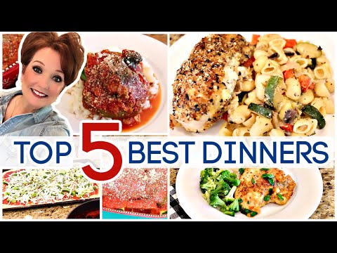 TOP 5 DINNER RECIPES  BUDGET FRIENDLY FAMILY DINNERS!