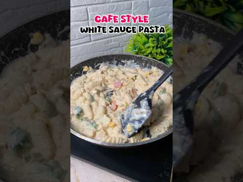 Trending recipe of White Sauce Pasta #shorts #pastarecipe #pastarecipe
