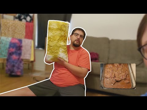 Trying A TikTok Hamburger Steak Recipe + Easy Blanket Folding Hack!