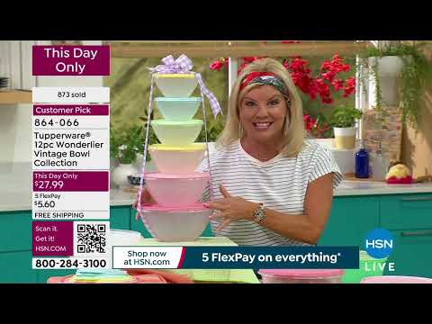 Tupperware 12piece Wonderlier Vintage Bowl Collection