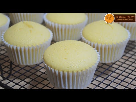 VANILLA CUPCAKE RECIPE | How to Make Soft Vanilla Cupcake | Ep. 80 | Mortar and Pastry