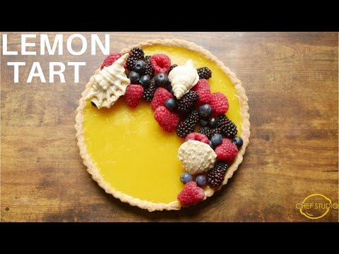 Vegan Lemon Tart | How to Make Flaky Vegan Pie Crust and Vegan Lemon Curd