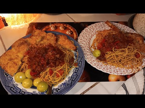 Vlogtober, #fall cozy fall spaghetti meal #autumn #october #whatsfordinner