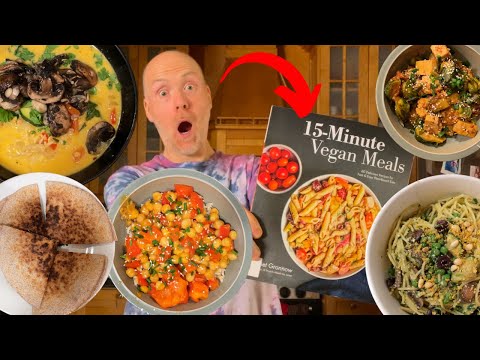 What I Eat in a Week – 15 Minute Vegan Meals Cookbook Review & Family Taste Test | PB with J