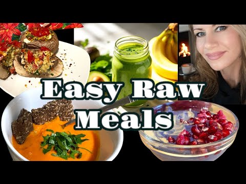 What I Eat in A Week, Easy Raw Vegan Meals