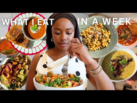 What I eat in a week | healthy plant-based dinners for cozy season
