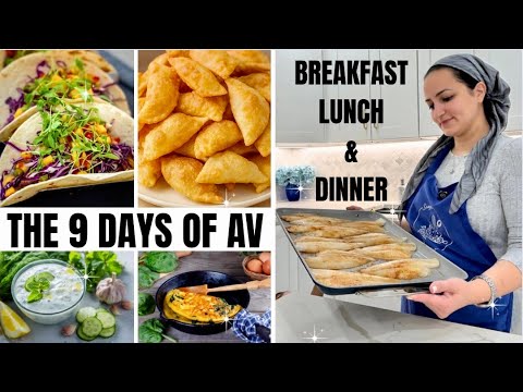 What to Cook for the 9 Days | Easy Dairy & Fish Recipes for Breakfast, Lunch & Dinner 🧀🐟