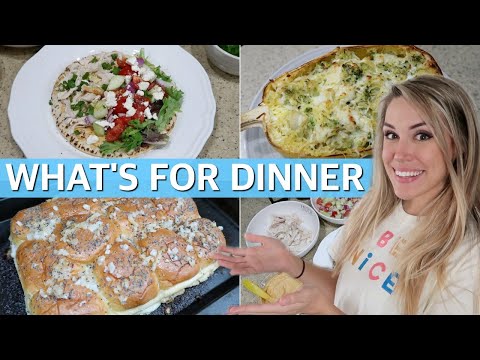 WHAT'S FOR DINNER? EASY DINNER IDEAS & RECIPES | SIMPLE MEALS