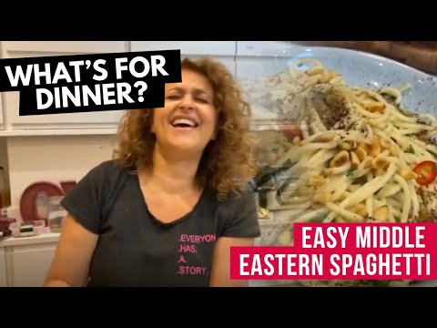 WHAT’S FOR DINNER? Easy Middle Eastern Spaghetti