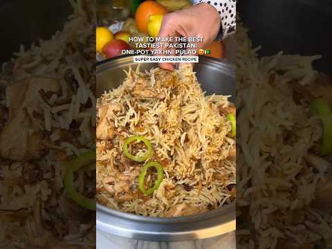 You have to make this one pot easy chicken yakhni pulao pilav 😍😍😍😍